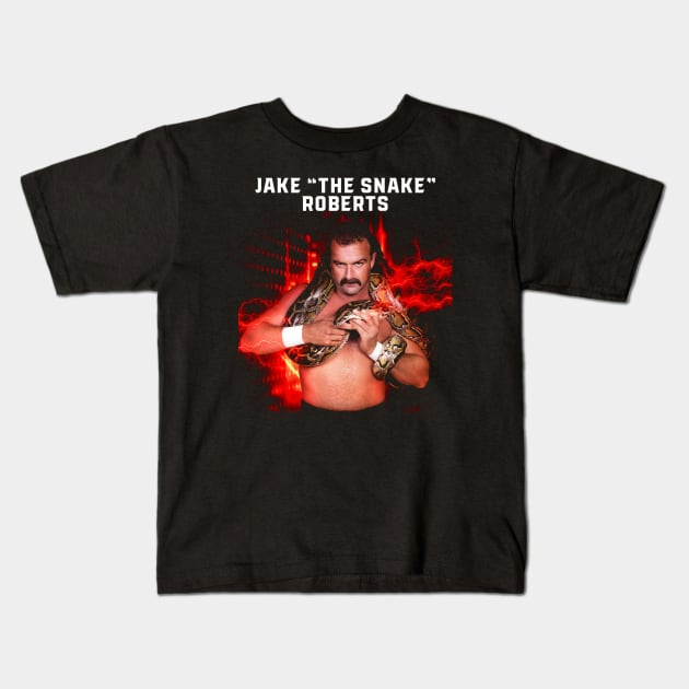 Jake Roberts Kids T-Shirt by Crystal and Diamond